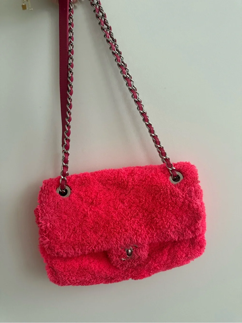 CHANEL Coco Beach Pink Flap Bag